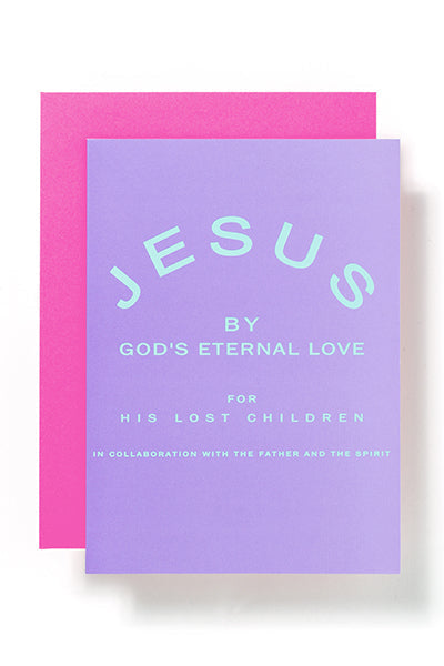 Greeting Card - Jesus