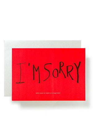 Greeting Card - I'm Sorry