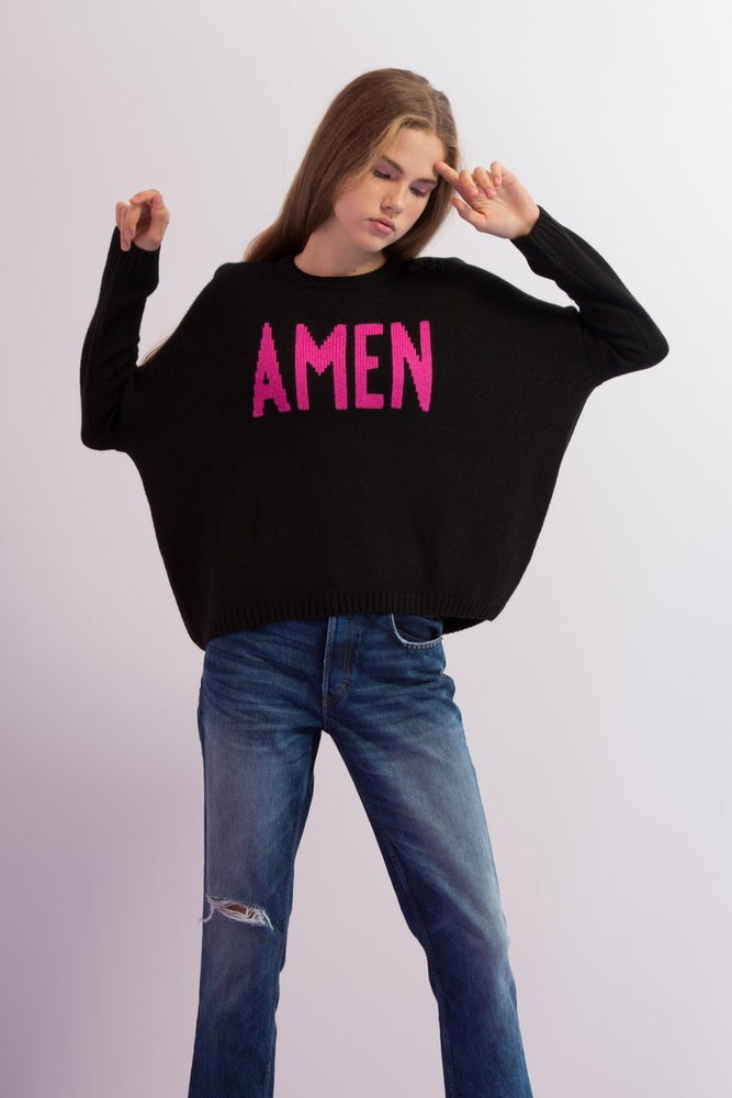 AMEN Oversize Sweater - AMENPAPA Fashion